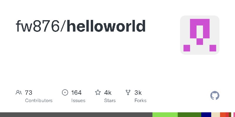 GitHub - fw876/helloworld