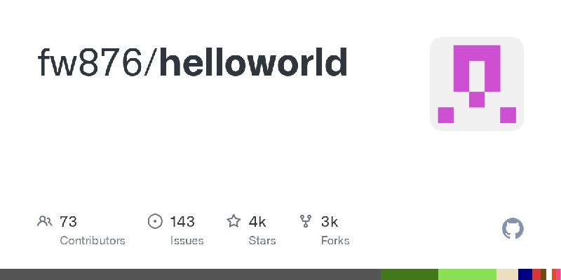 GitHub - fw876/helloworld