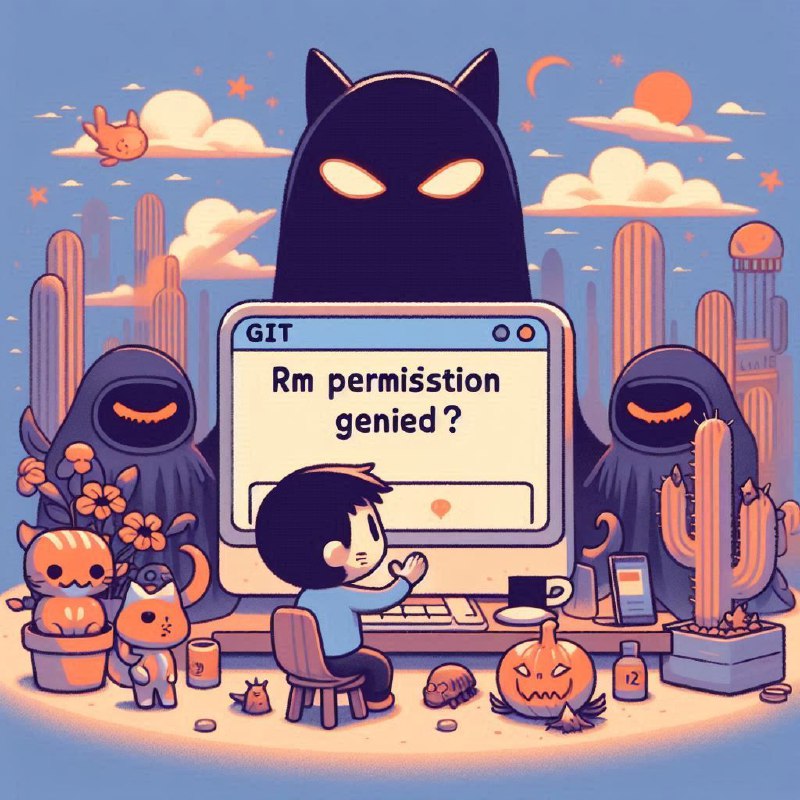 Git Bash 报错 rm: Permission Denied？原因+解决方案一次说清！ | Qi Xing Blog