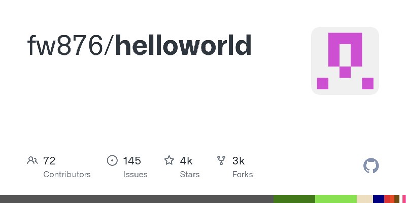 GitHub - fw876/helloworld