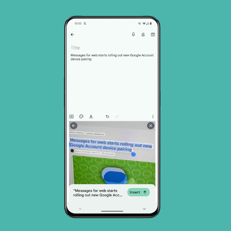 谷歌 Gboard 键盘即将推出 OCR 工具“扫描文本”谷歌正在为 Gboard 键盘添加一个新的内置工具，让你可以使用 OCR 来“扫描文本”