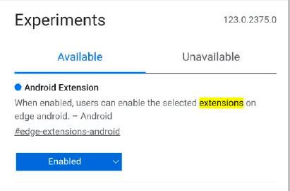 Edge for Android 即将支持插件功能，目前已经在 Edge Canary 分支进行测试！ 原文